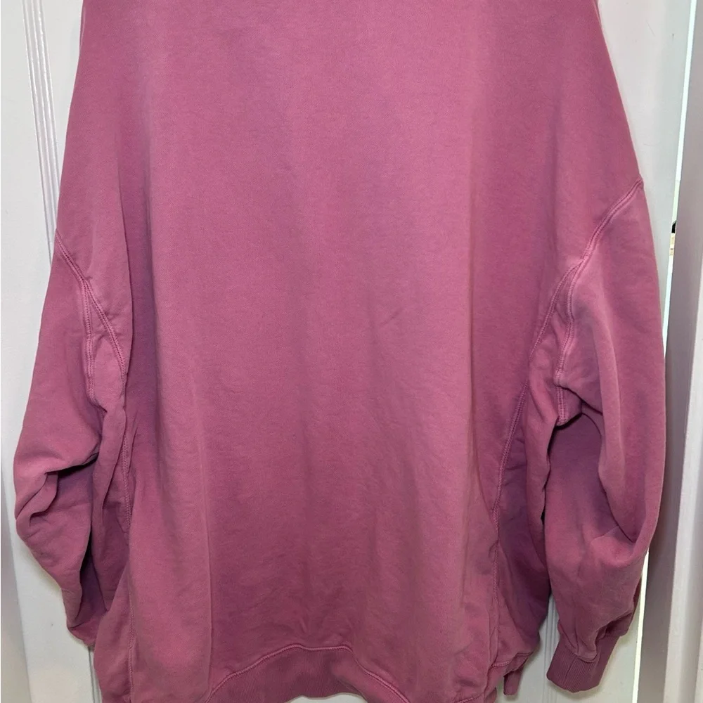 Disney Mickey Mouse Pink Crewneck Pullover Sweatshirt Womens XL - Picture 5 of 5